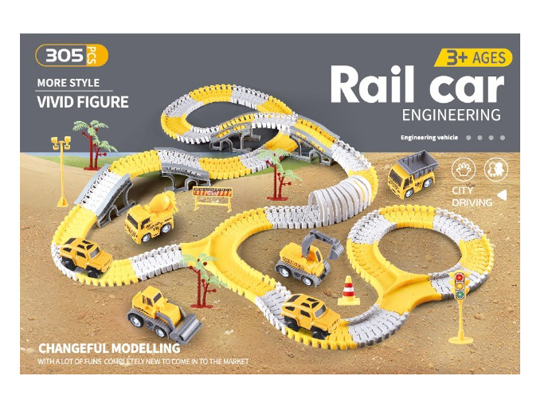 Electric Track Car Toys(305PCS)