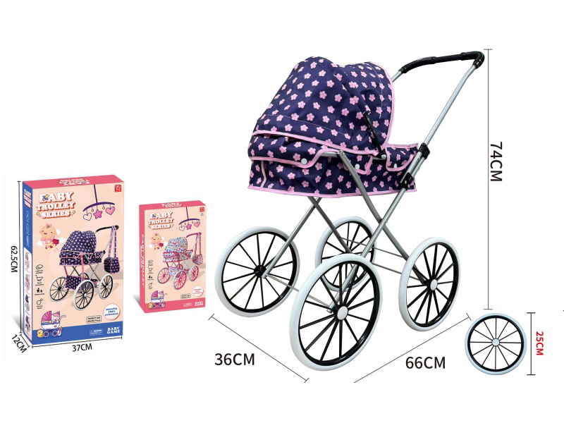 Thick Cloth Iron Baby Stroller Toy