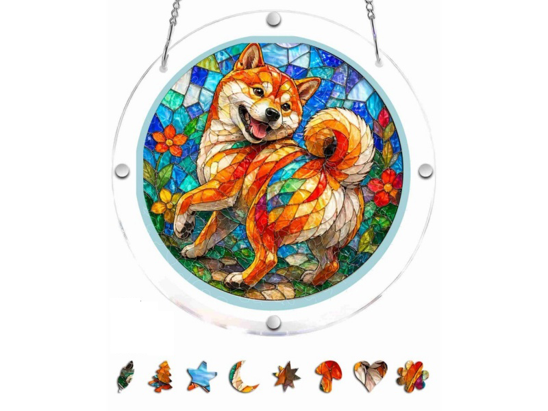 8.9-Inch Acrylic Jigsaw Puzzle