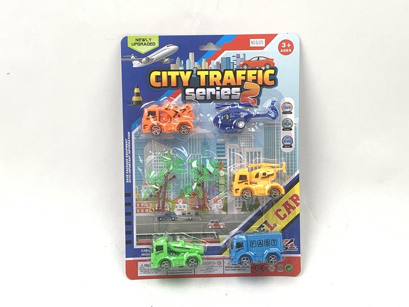 Pull Back City Cars Set