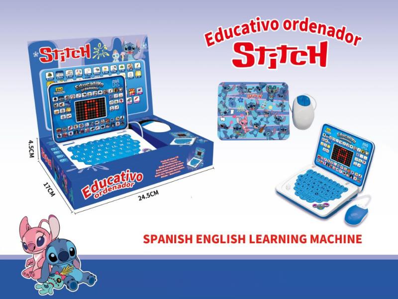 Stitch English And Spanish Bilingual Learning Machine Comes With A Mouse