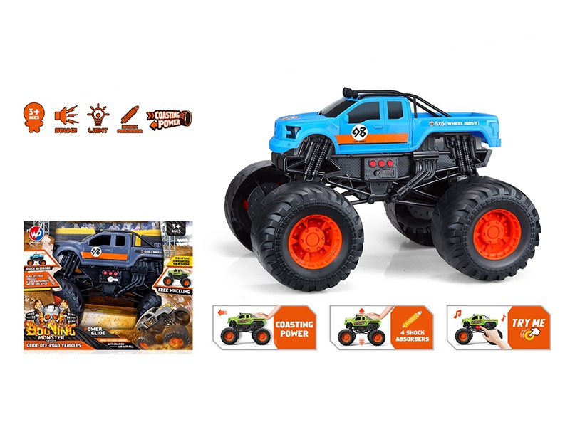 1:10 Slide Off-Road Vehicle With Lights And Music