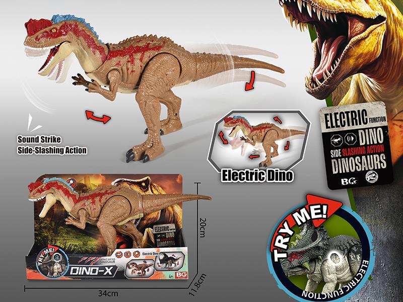 B/O Dilophosaurus Toy With Action, Sound And Lights