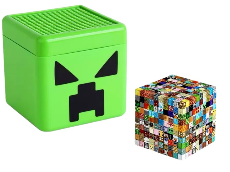 300pcs Magnetic Cube Building Blocks +20pcs Dolls