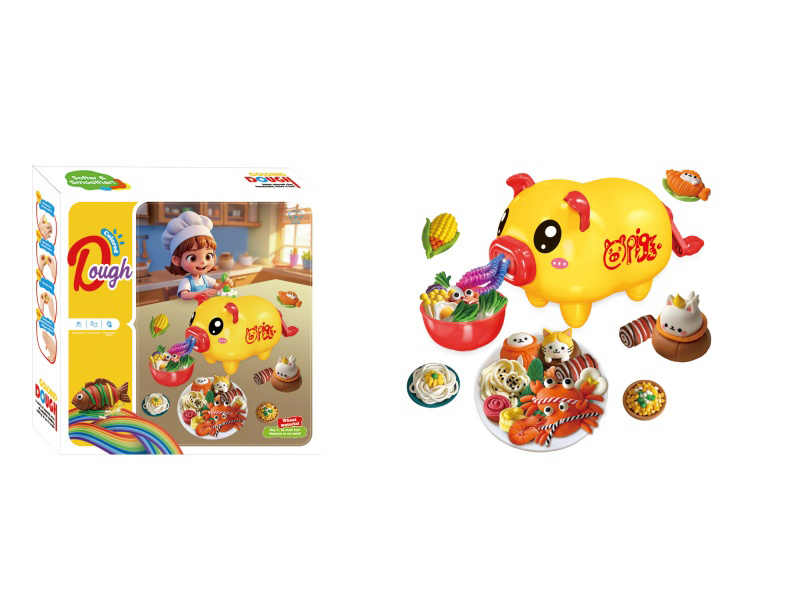Wheat Mud Little Pig Noodle Machine - Colorful Mud Series
