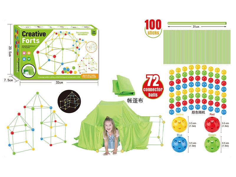 DIY Fort Building Tent Play Set