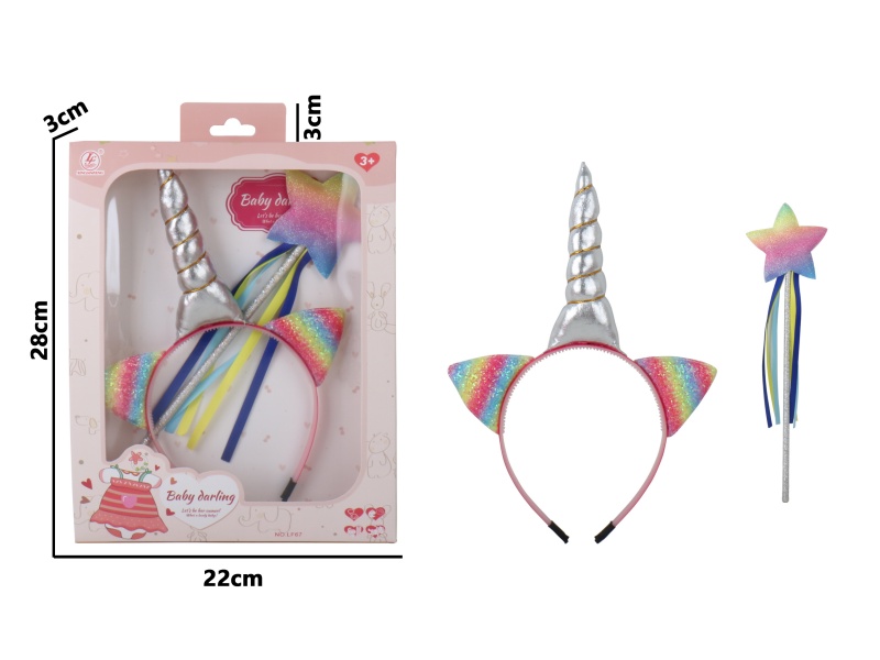Unicorn Hairpin + Royal Staff