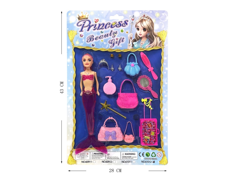 Mermaid Doll Dress Up Set