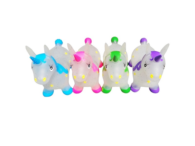 Aerated Transparent Gold Powder Unicorn