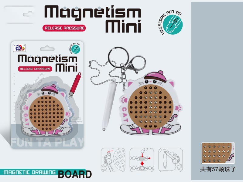 Cat Magnetic Steel Ball Decompression Drawing Board