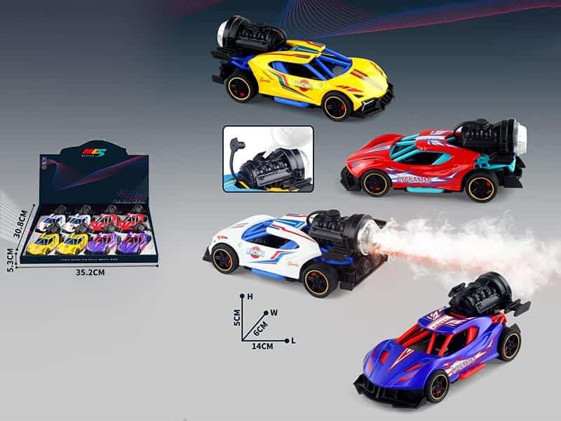 1:32 Alloy Spray Sports Cars 8pcs