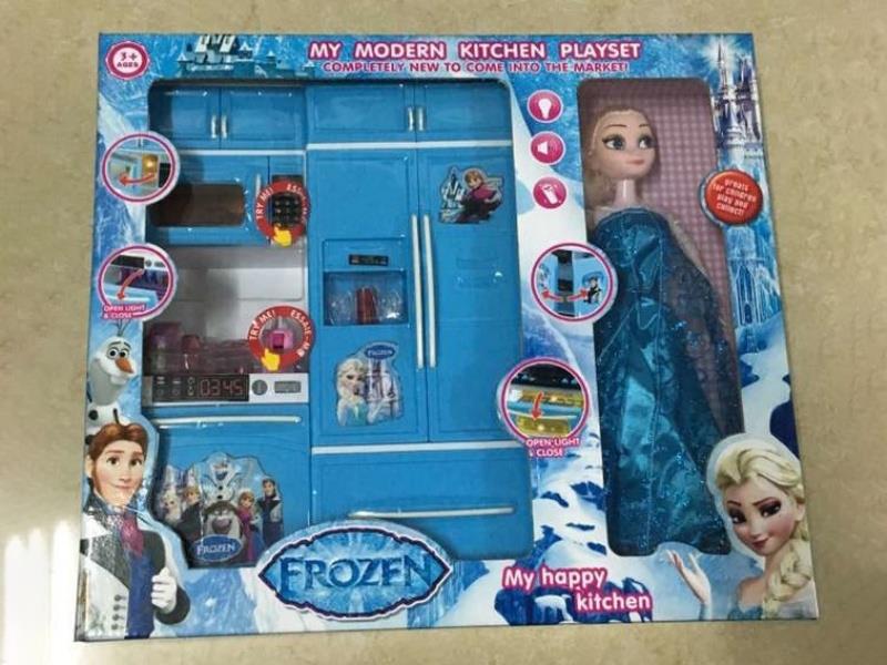 Ice Princess Kitchen Series With Barbie (Lighting And Music With 3 Ag13 Electronic Tablets)