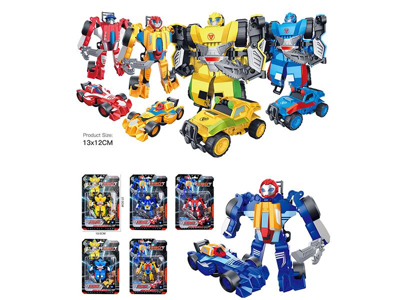 One Key Transformation Jeep/Equation Car Robot Toy