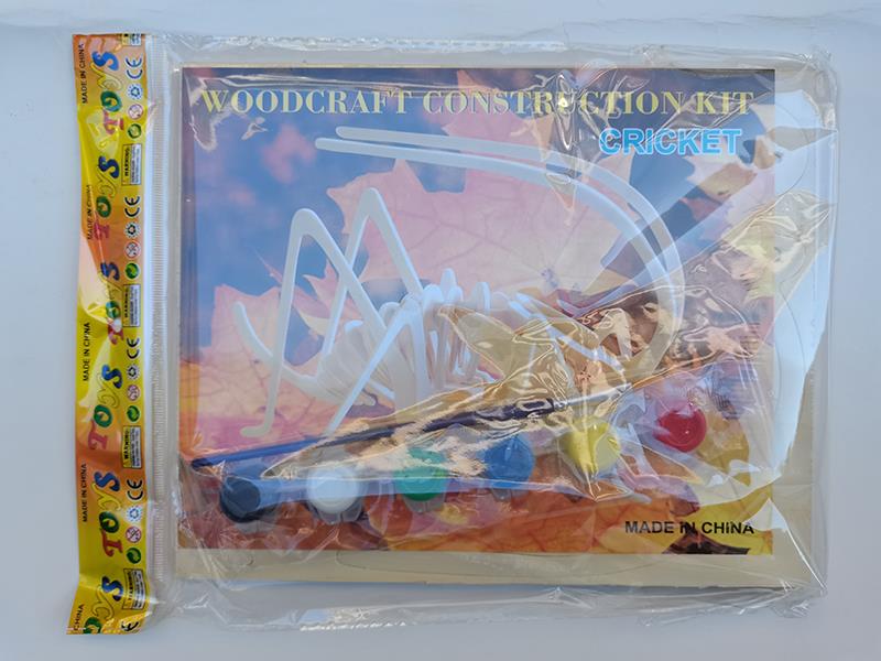 3D Wooden Puzzle DIY Color Drawing Toy