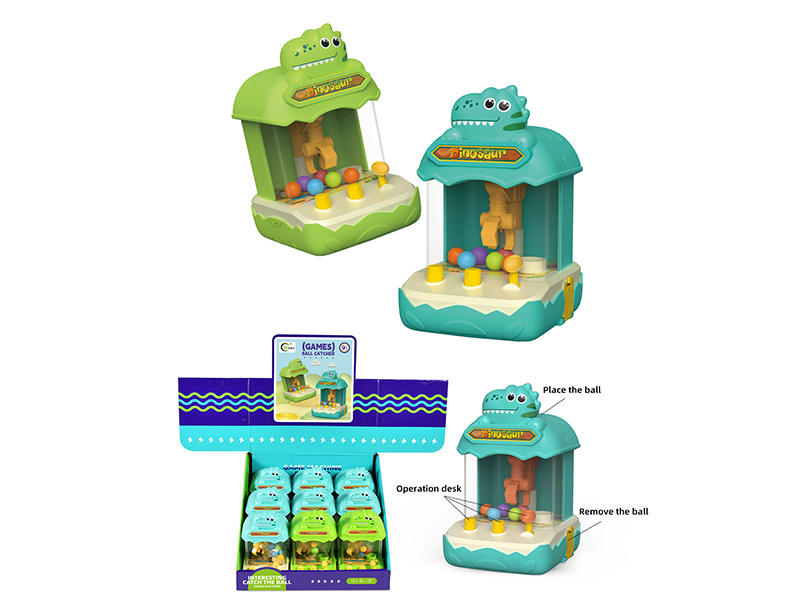 9PCS Dinosaur Grabbing Machine