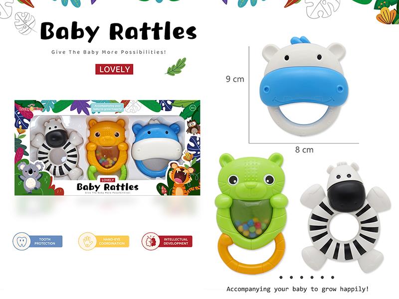 Baby Rattles 3pcs
