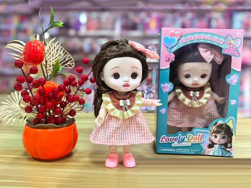 An 8-Inch Multi-Joint Cute And Style Doll