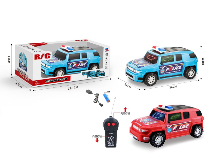 1:16 Electric 2CH Toyota Off-Road: A Police Car With 3D Lighting