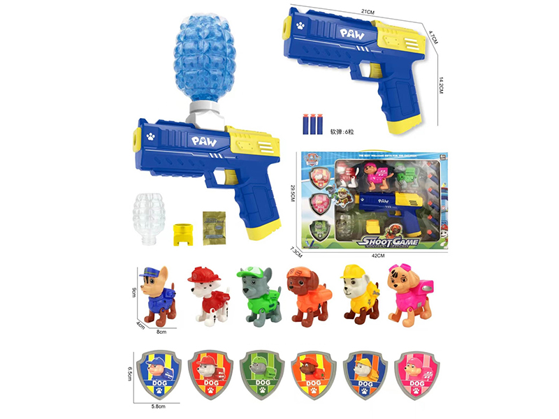 Paw Patrol Series EVA Soft Bullet&Water Bullet Manual Gun