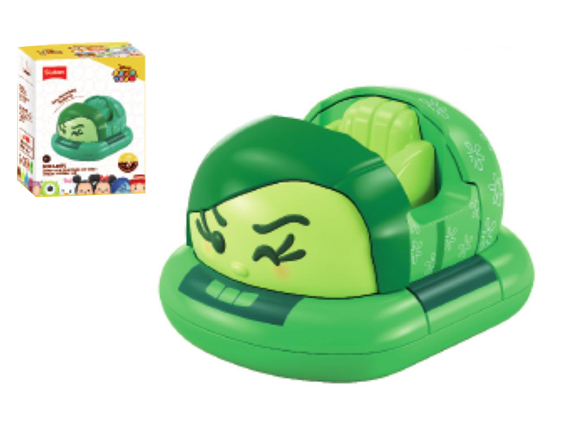 Disney Tsum Tsum Toy Story Series Disgust Assembly Double Pull Back Bumper Car 17PCS
