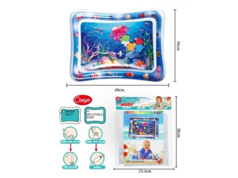 Babies Pat Water And Lie On Pads