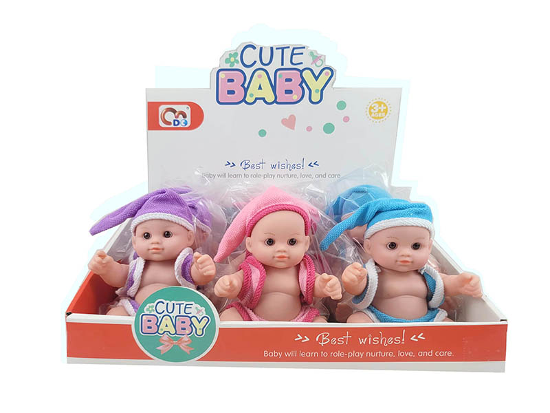 9" Vinyl Baby Doll(No IC)(12PCS)