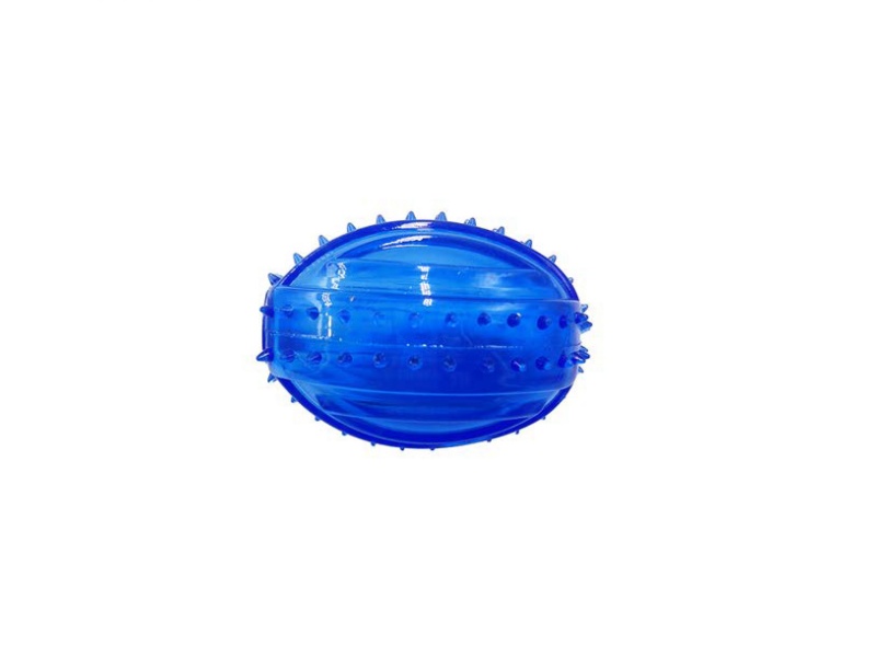 Transparent Rugby Pet Toys