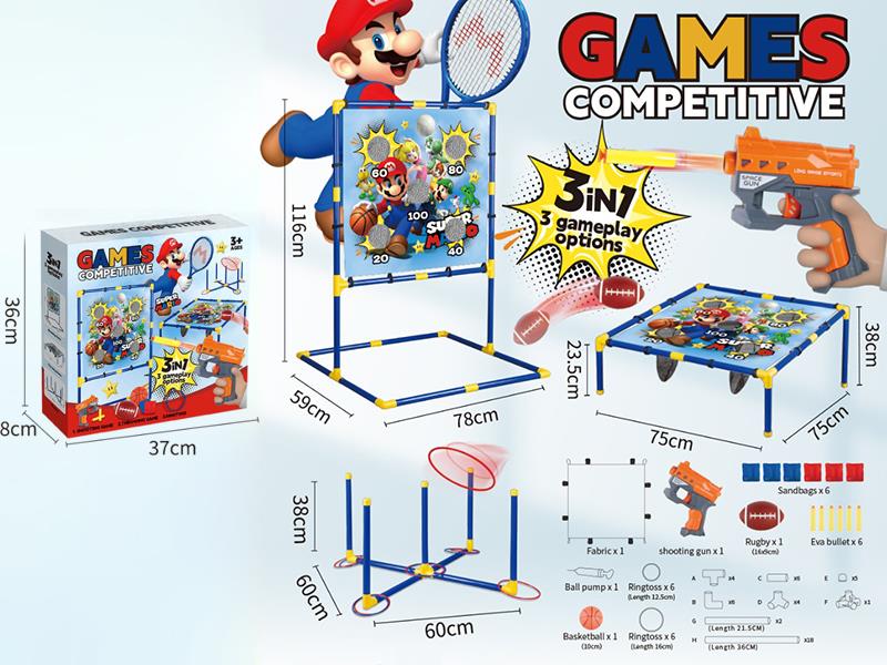 Super Mario 3-in-1 Sports Set