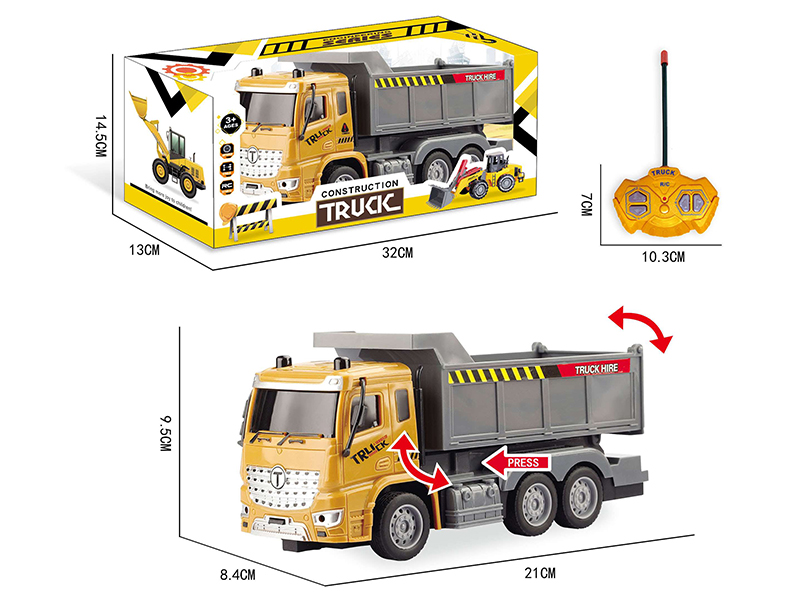 1:30 4CH Remote Control Dump Truck