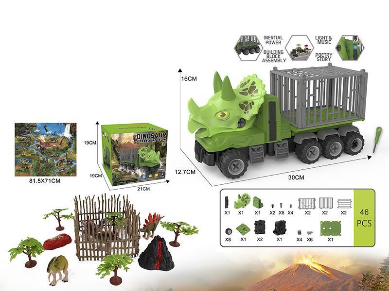 DIY Triceratops  Transport Truck