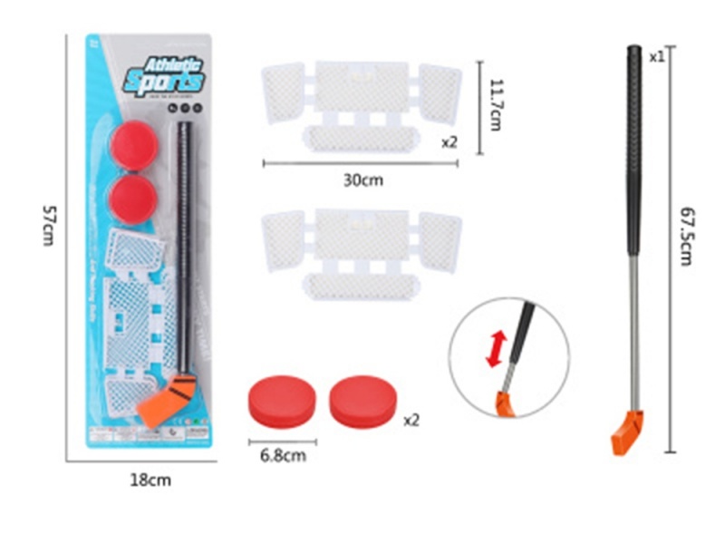Ice Hockey Ball Set (Pvc Telescopic Rod)