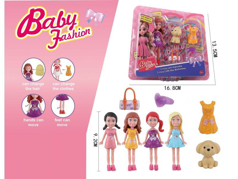 3.5-Inch Dress-Up Doll