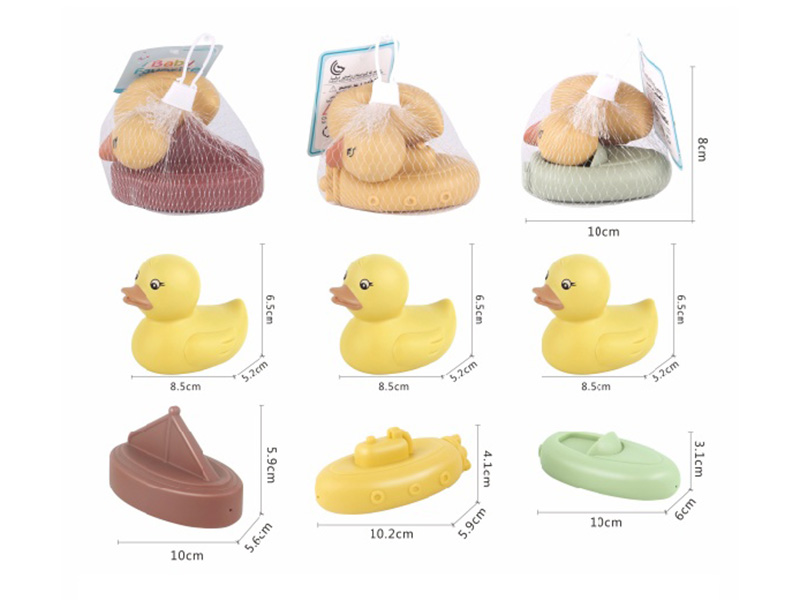 Bath Toy Water-Spraying Boat Duck SSet