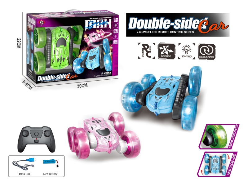 2.4G Five-Way Light Double-Sided Remote Control Car