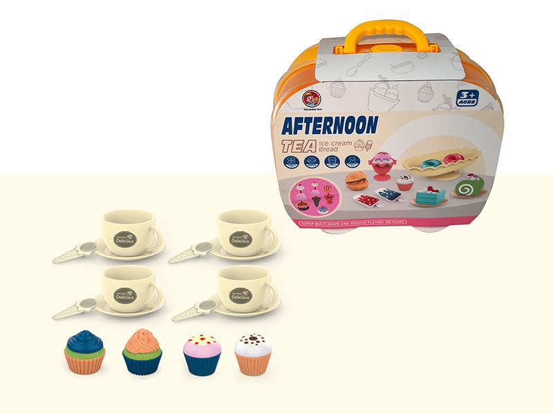 Pretend Play Toys Afternoon Tea Cup Cake Dessert Set