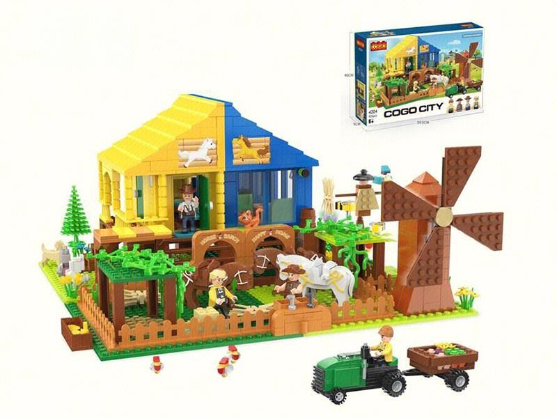 Farm Series Building Blocks - Pasture 923PCS
