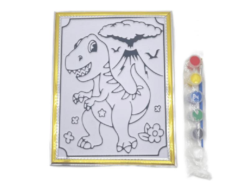 Stereo Drawing Board With 6 Colors Pigment