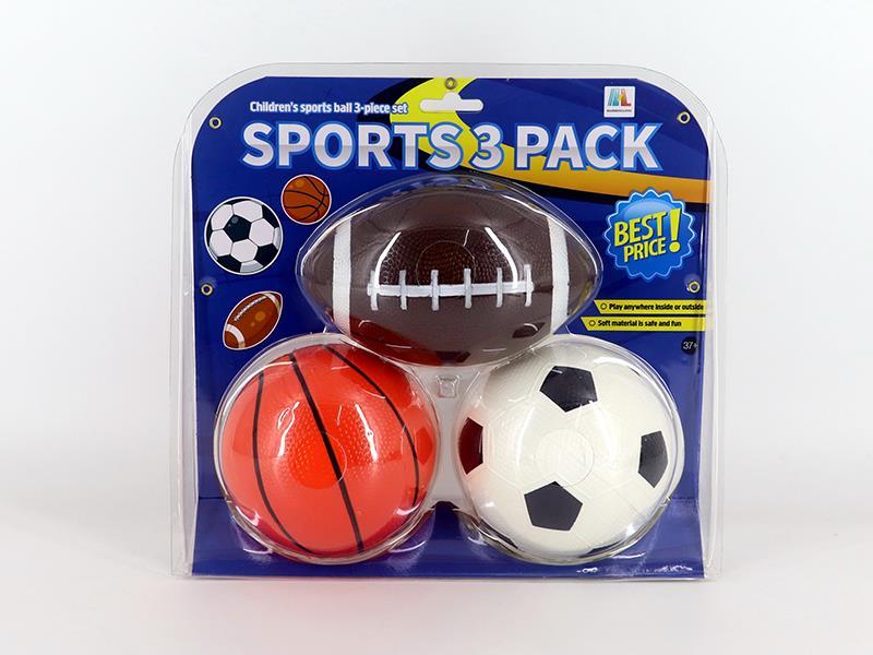 5 Inch Football Basketball Football Three Pack