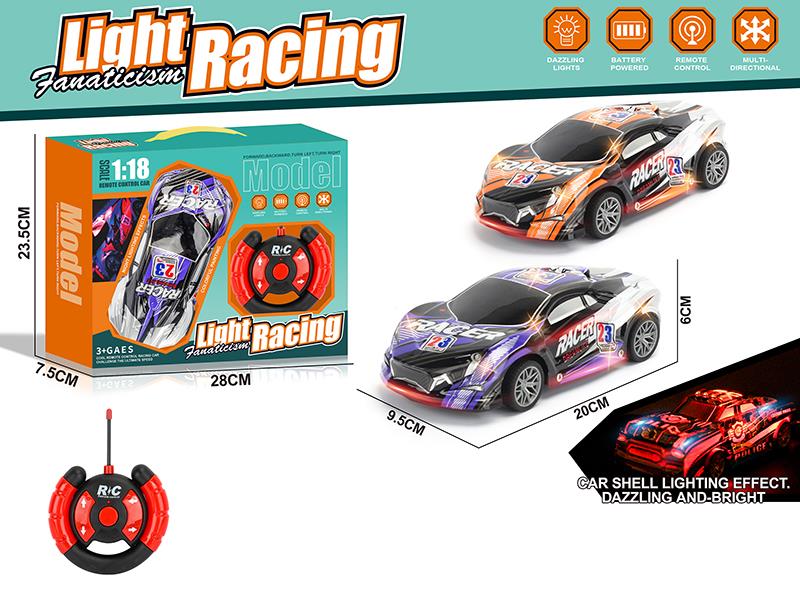 1:18 4CH R/C Racing Car(Not Included Batteries)