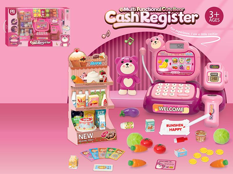 Multifunctional Cute Bear Cash Register Set