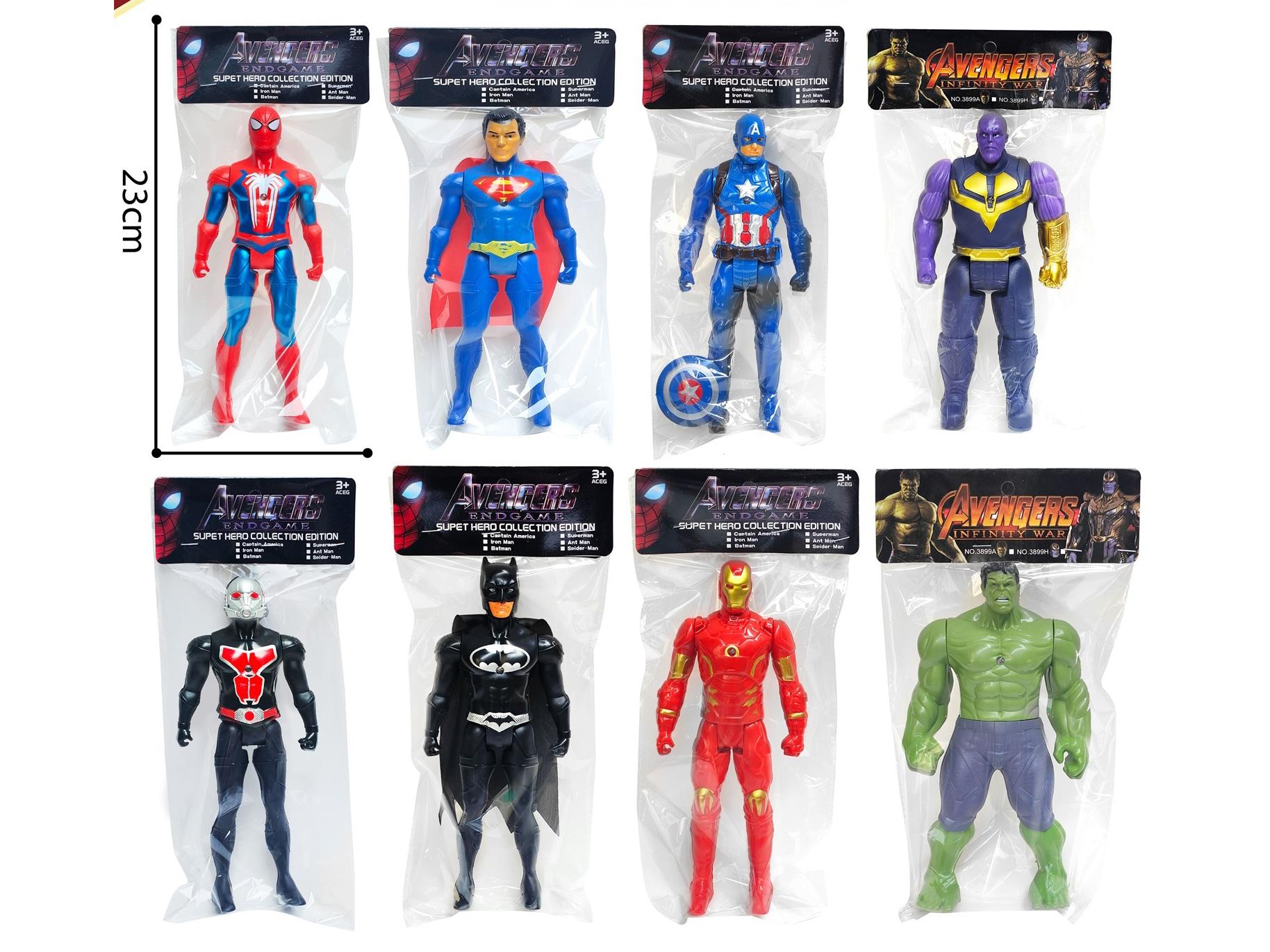 23Cm Avengers With Lights, 8 People