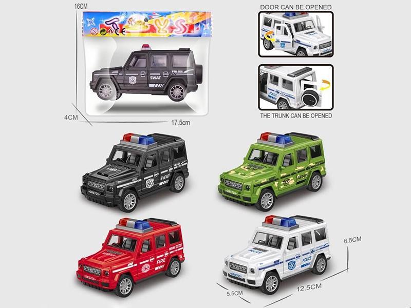 Friction Police Car