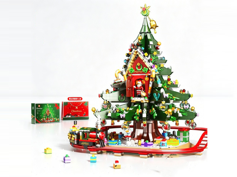 Building Blocks: 1124 PCS Of Christmas Tree