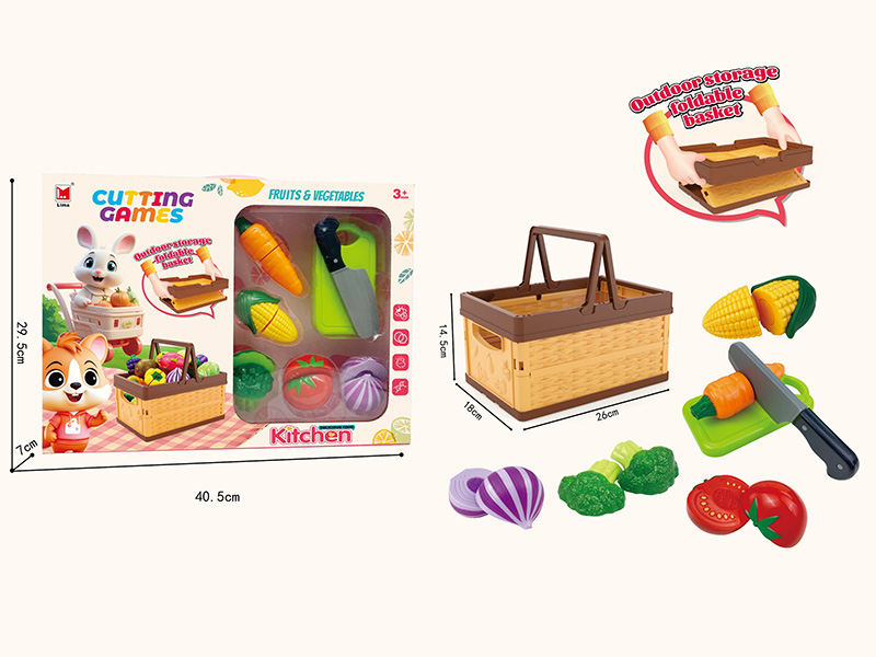 Folding Basket Cutting Vegetables Set