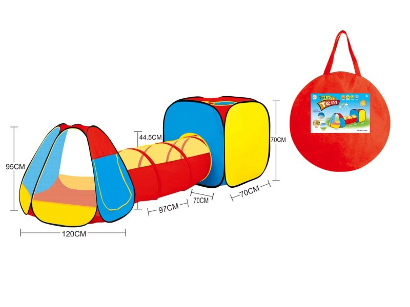 3-In-1 Kids Play Tent