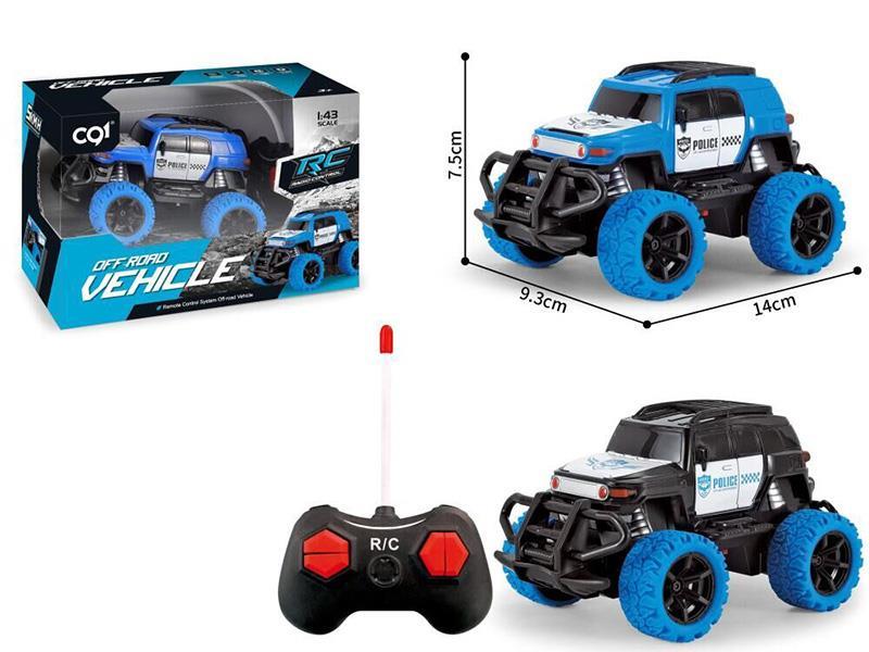 1:43 4CH Remote Control Police Car With Lights