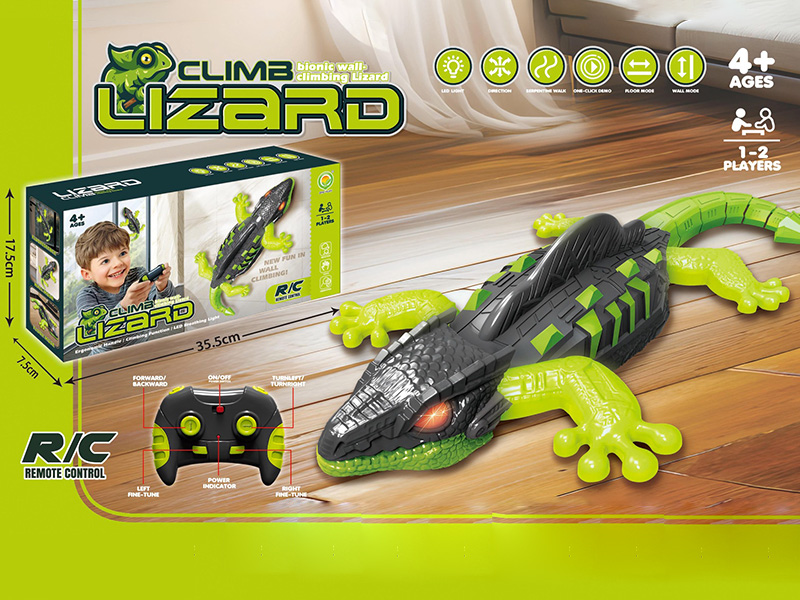 Remote Control Wall Climbing Lizard