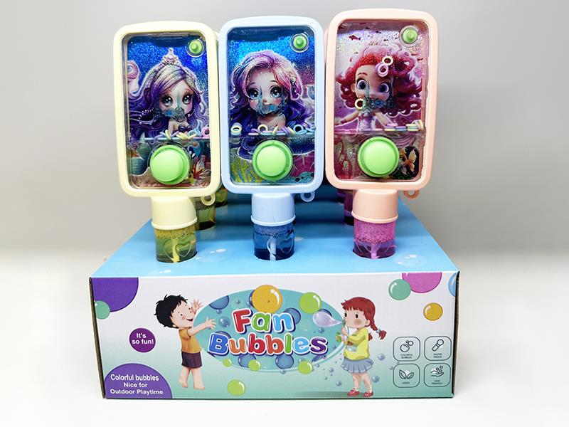 21CM Mermaid Water Game Bubble Sticks 12pcs