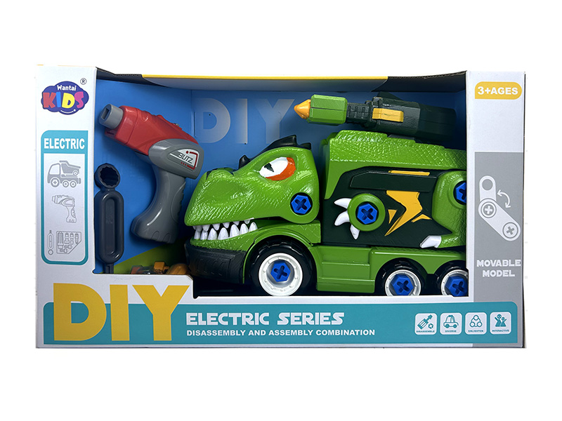 Electric Series DIY Disassembly And Assembly Velociraptor Truck