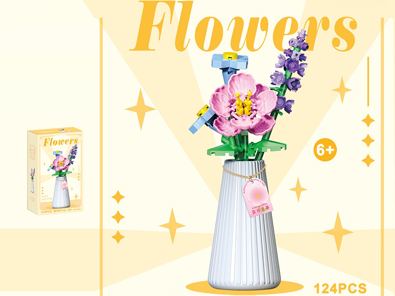 Flowers Building Blocks 124pcs
